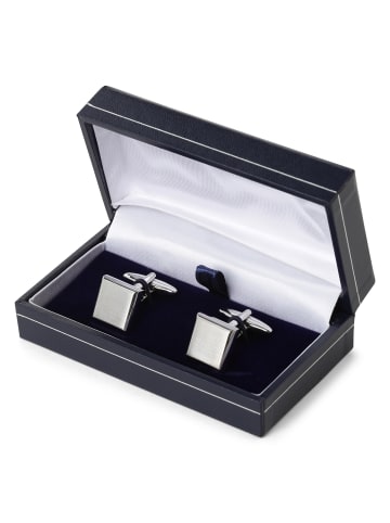 Andrew James Manschettenknopf in silber - 0001