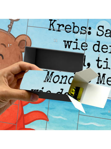 Mr. & Mrs. Panda Weihnachtskalender Krebs Astrologie Design mit ... in Weiß
