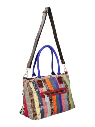 Usha Women Handbag in Red Multicolor