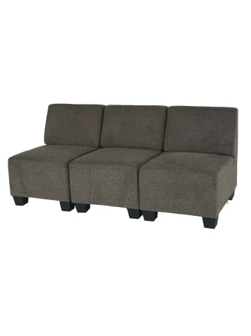 MCW Modular 3-Sitzer Sofa Moncalieri, Braun, ohne Armlehnen