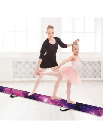 COSTWAY 210 cm Schwebebalken in Lila