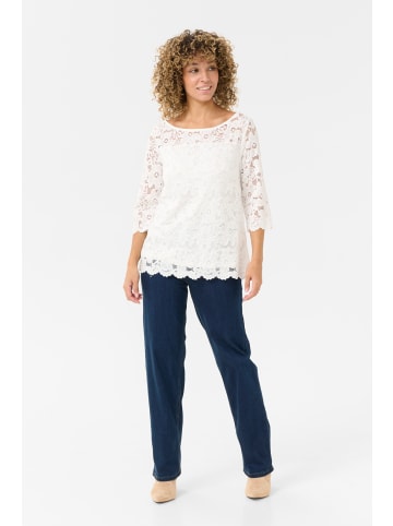 Cream Kurzarm-Bluse CRPria Tight fit in Snow White