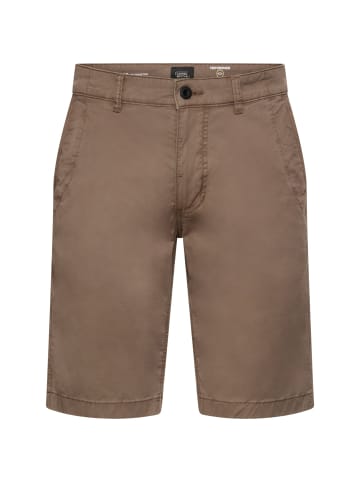 Camel Active Bermuda Shorts mit Reißverschluss in Schlammbraun