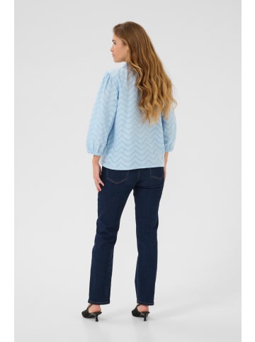 Kaffe Langarm-Bluse KAvictoria in Soft Chambray