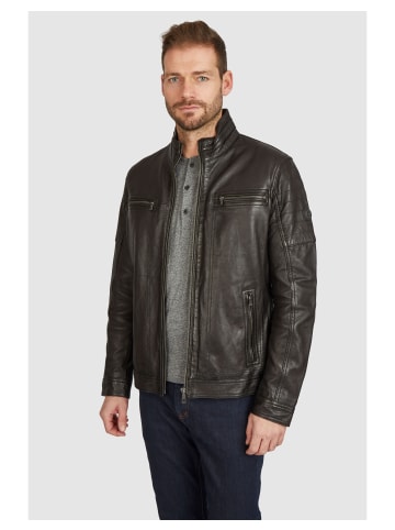 Bugatti Lederjacke BUGIORGIO in Schwarz