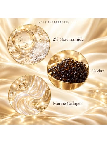 Gold Serums 2-tlg. Set: Kaviar Tagescreme 50 ml & Goldöl mit Hyaluronsäure 30 ml