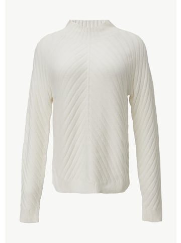 comma Strickpullover in 0120_weiß