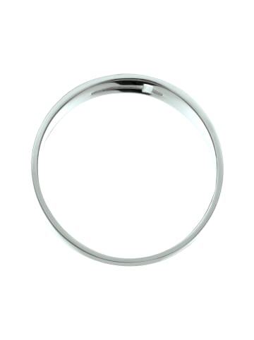 KUZZOI Ring 585 Weißgold in Weiß