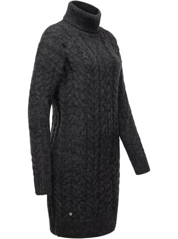 ragwear Strickkleid Janna in Dark Grey