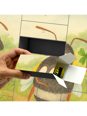 Mr. & Mrs. Panda Adventskalender Hummeln Kleeblatt Design ohne S... in Weiß