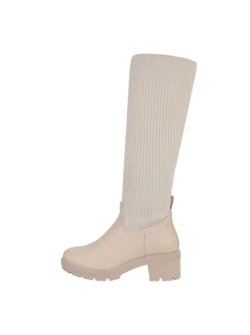 Ital-Design Stiefel in Beige