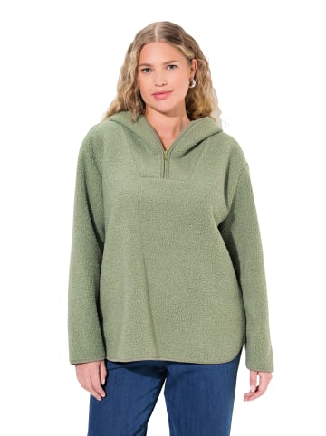Ulla Popken Hoodie in salbeigrün