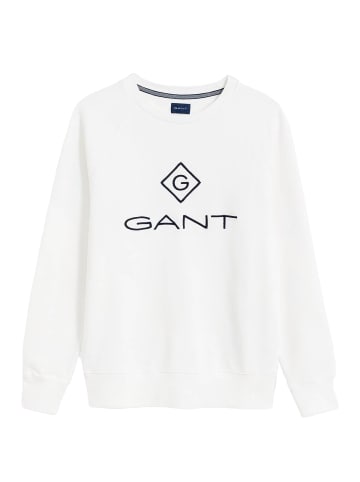 Gant Sweatshirt in Ecru