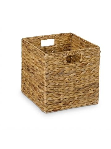 relaxdays 2 x Aufbewahrungskorb in Natur - (B)30 x (H)30 x (T)30 cm