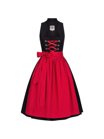 Apple of my Eye Midi Dirndl in Schwarz