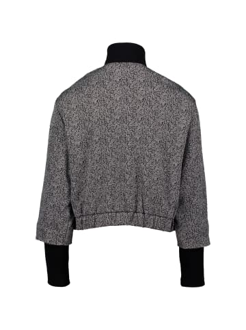 Zero  Jacke Fischgrät mit Stehkragen in BlackCream