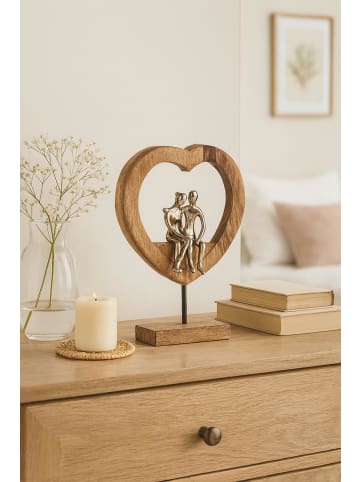 kobolo Dekofigur SOULHEART in Braun