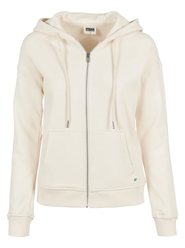 Urban Classics Urban Classics Zip-Kapuzenpullover in whitesand