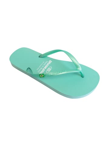 Brasileras Zehentrenner "Classic Pearl W" in Wassergrün