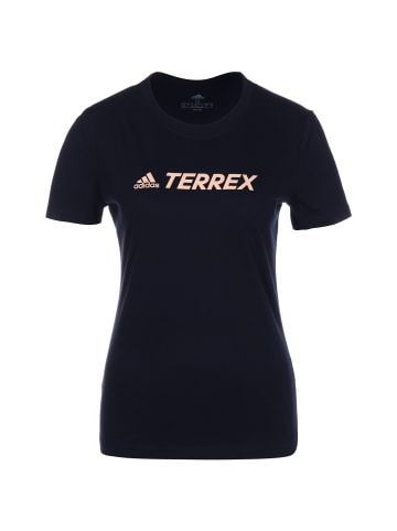 adidas Terrex T-Shirt Terrex Classic Logo in dunkelblau