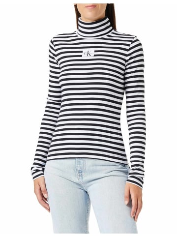 Calvin Klein Rundhals T-Shirt für Damen in schwarz
