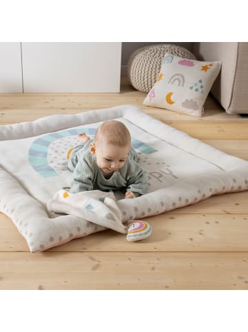 howa Schmusetuch "be happy" für Babys,Regenbogengesicht,Baumwolle,Strick,ab 0 Jahren
