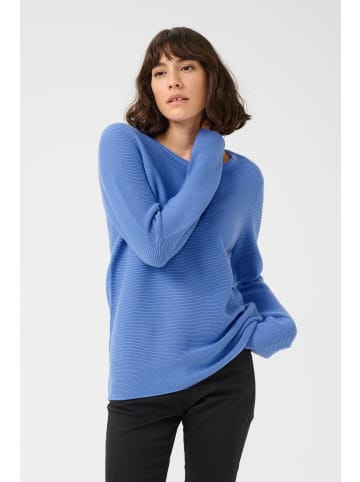 Kaffe Strickpullover KAlinka Regular fit in Ultramarine