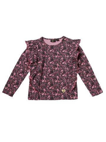 KOROSHI LANGÄRMELIGES MÄDCHEN T-SHIRT in pink