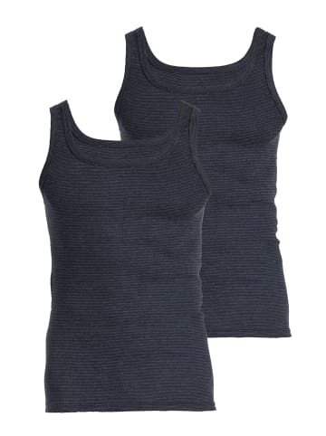 Haasis Bodywear 2er-Set: Unterhemd in schwarz
