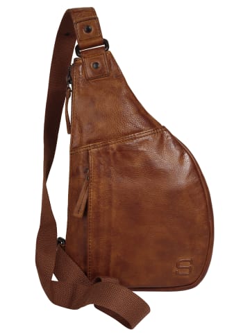 SPIKES & SPARROW Crossover Bag in cognac