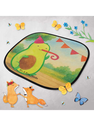 Mr. & Mrs. Panda Sonnenschutz Seitenfenster Avocado Geburtstag D... in Weiß