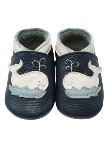 Yihakids Baby Krabbelschuhe aus Leder, weiche Lauflernschuhe mit rutschfester Sohle