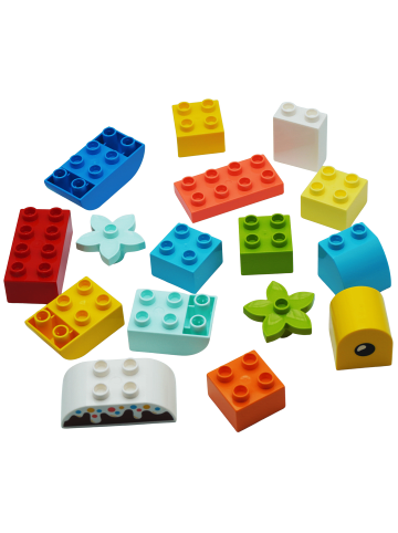 LEGO DUPLO® Sondersteine Bunt 50x Teile - ab 18 Monaten in multicolored