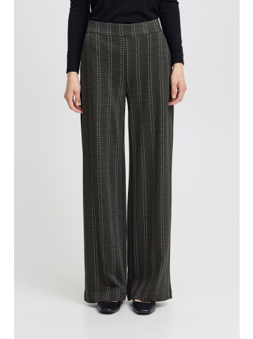 ICHI Stoffhose IHRUTI WIDE PA16 20121778 schöne Stoffhose mit kleinen Punkten in Grau