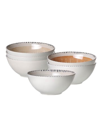 Ritzenhoff & Breker 6er Set Müslischalen Natura ø 16,5 cm in Mix