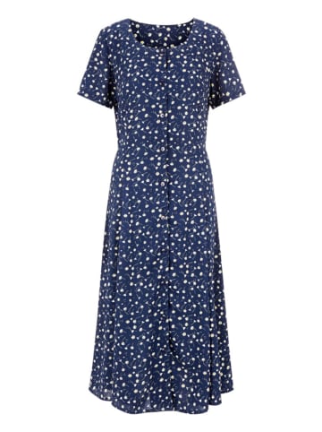 WITT WEIDEN Kleid in marine-geblümt