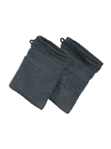 Erwin Müller Frottier Waschhandschuh 2er-Pack Karlsruhe in schiefer