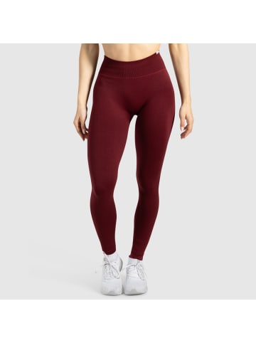 SMILODOX Leggings Myrah Scrunch in Bordeaux