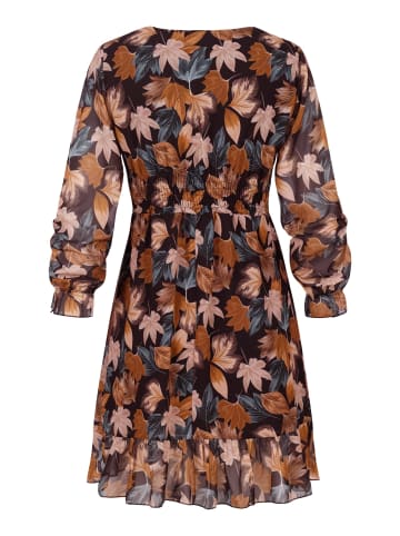 Cloud5ive Cloud5ive Chiffon Dress with AOP in black/multicolor