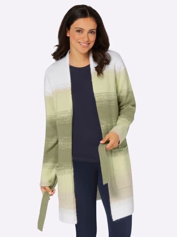 WITT WEIDEN Longstrickjacke in schilf-sand-gemustert