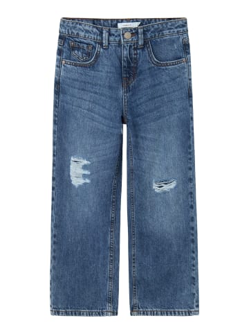 name it Wide Leg Jeanshose in dark blue denim