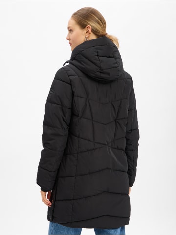 Marie Lund Steppmantel in schwarz