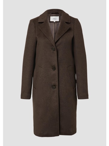 s.Oliver Outdoor-Mantel in 89W7_dunkelbraun