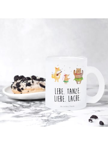 Mr. & Mrs. Panda Haferl Waldtiere Aloha mit Spruch in Transparent