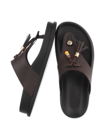 Ital-Design Sandale & Sandalette in Braun