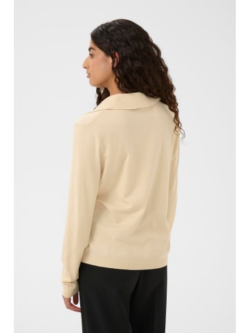 Soaked in Luxury Strickpullover SLSpina Gerade Passform in Sandshell