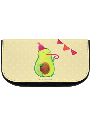 Mr. & Mrs. Panda Waschtasche Avocado Party ohne Spruch in Gelb Pastell