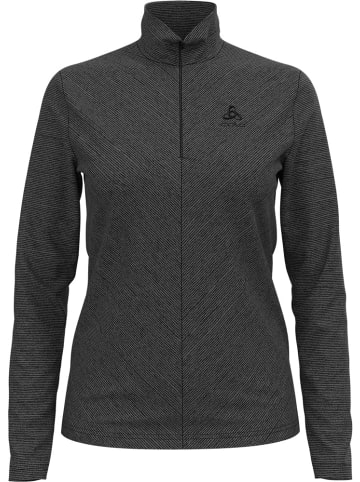 Odlo Longsleeve "Midlayer 1/2 Zip Roy" in Grau