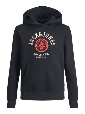 JACK & JONES Junior Hoodie 'Logo' in schwarz