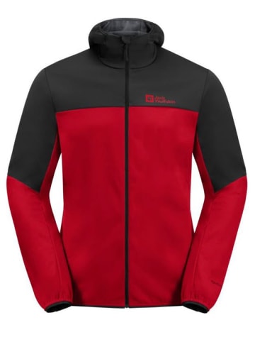 Jack Wolfskin Funktionsjacke FELDBERG HOODY M in Rot